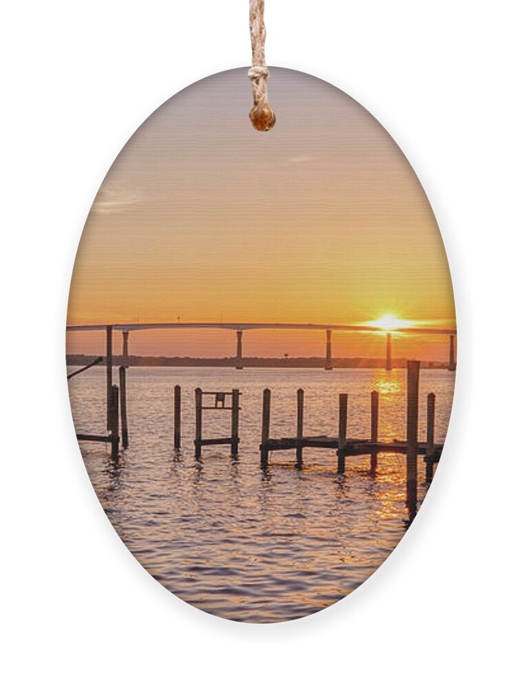 Maryland Ornament featuring the photograph Solomons Island Sunset by Donna Twiford