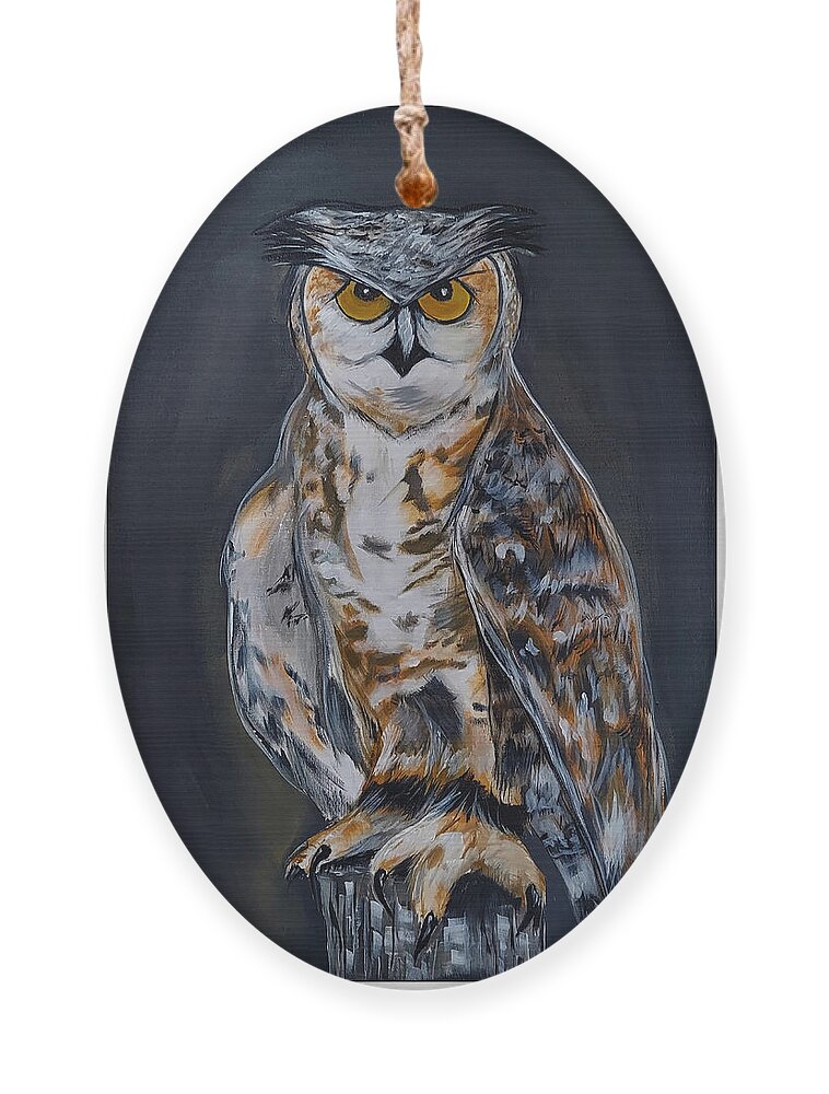 Spirit Animal - Owl Ornament by Melvin Nix - Pixels