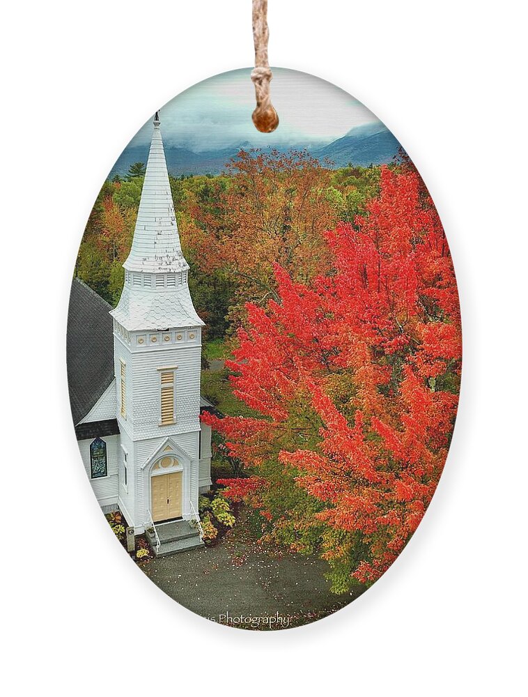  Ornament featuring the photograph St Matthews Church by John Gisis