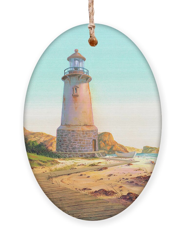 Michael Humphries Ornament featuring the painting Standing Strong Against the Wind by Michael Humphries