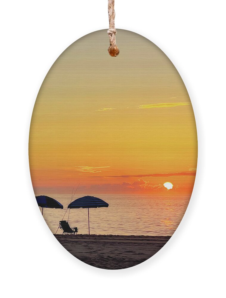 Ocean Ornament featuring the photograph Start of a day by Izet Kapetanovic