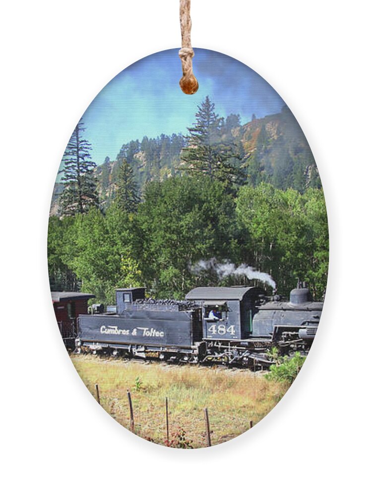 Fine Art Ornament featuring the photograph Starting Up the 4 Percent Grade by Robert Harris