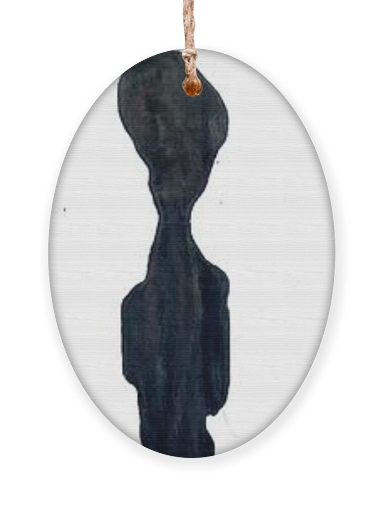 Figure Ornament featuring the sculpture Steel Figure by David Euler