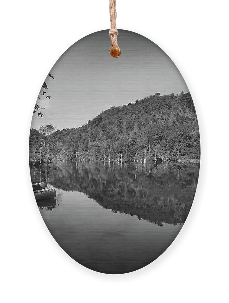 Oklahoma Ornament featuring the photograph Still Reflection by Pam Rendall