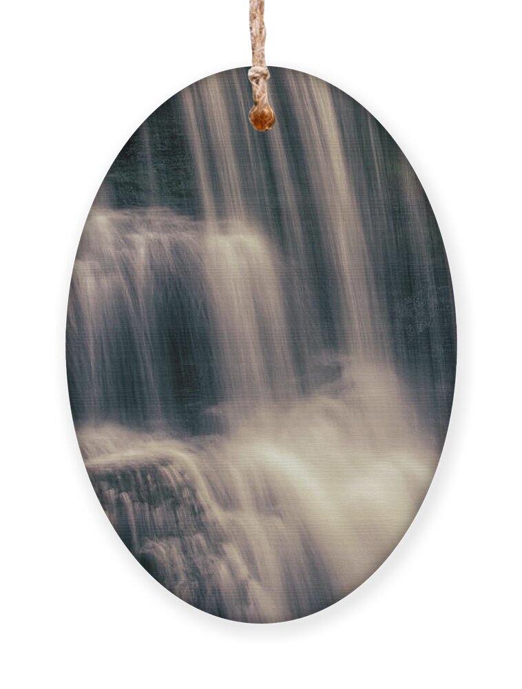 Falls Ornament featuring the photograph Summer Evening Falls by Phil Perkins