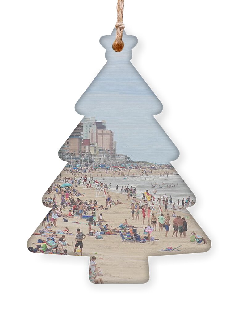Beach Ornament featuring the photograph Summertime On The Beach by Robert Banach