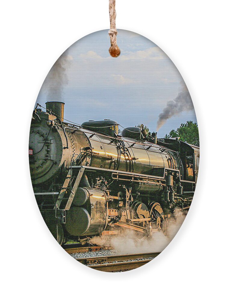 Steam Engine Ornament featuring the photograph Summerville Express by Dale R Carlson