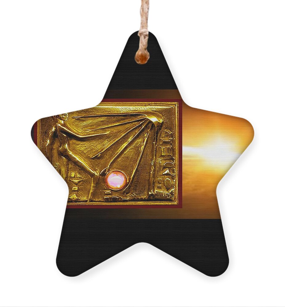 Gem Ornament featuring the relief Sun Worshiper by Hartmut Jager