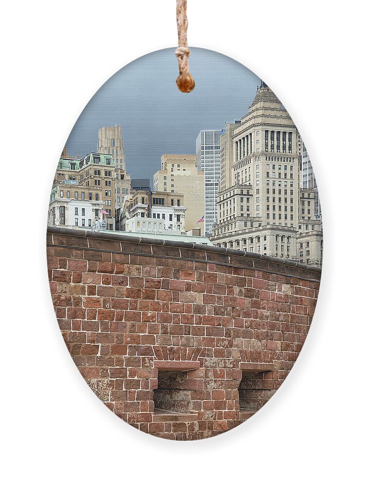 Brick Ornament featuring the photograph Surrounding the City by Cate Franklyn