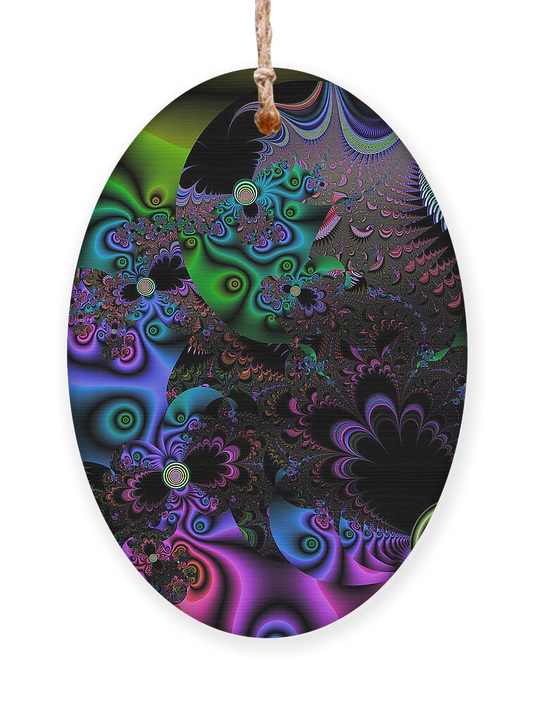 Abstract Ornament featuring the digital art Sweatermen by Andrew Kotlinski