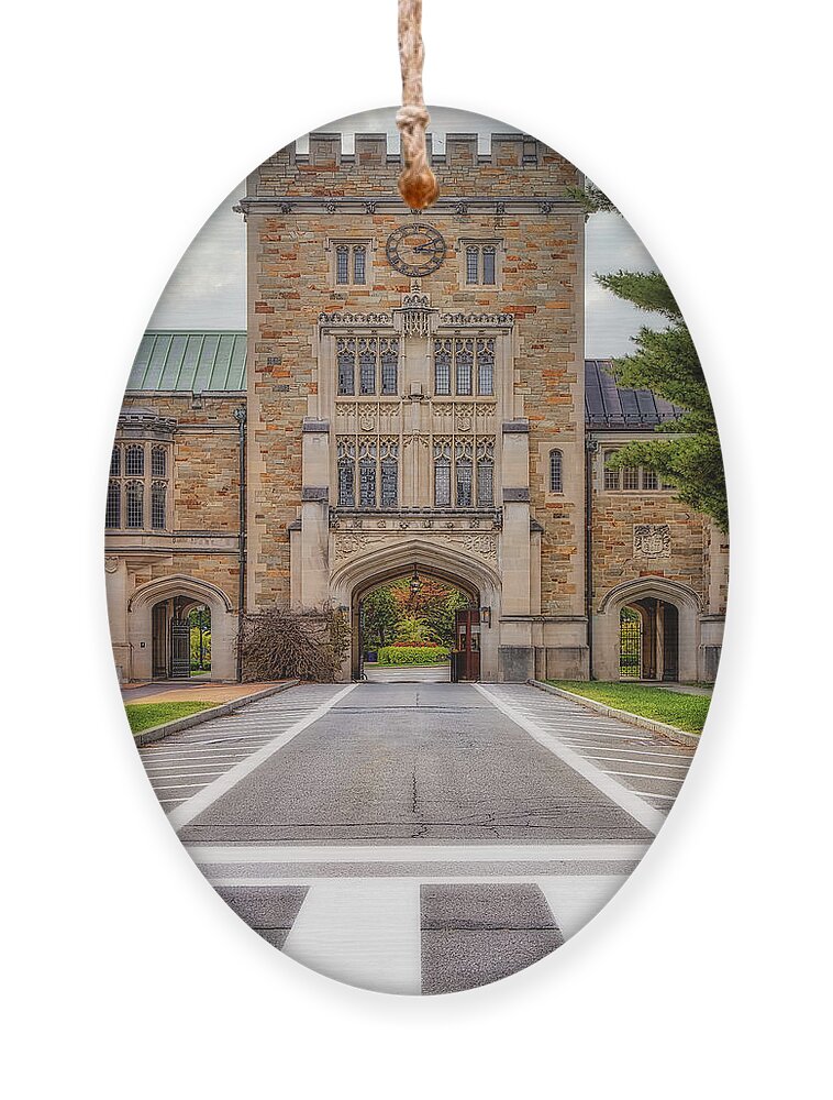 Vassar College Ornament featuring the photograph Taylor Hall Vassar College by Susan Candelario