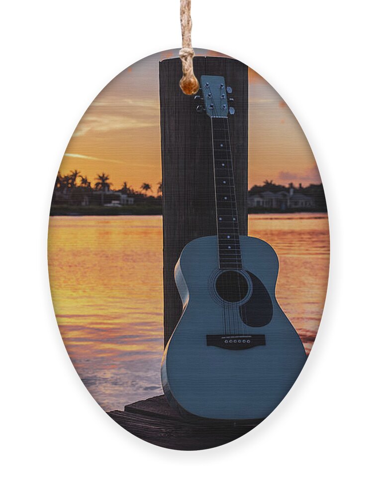 Music Ornament featuring the photograph Tequila Sunrise by Laura Fasulo