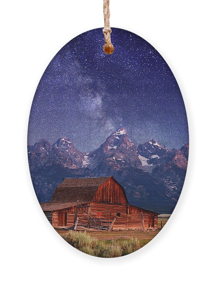 #faatoppicks Ornament featuring the photograph Teton Nights by Darren White