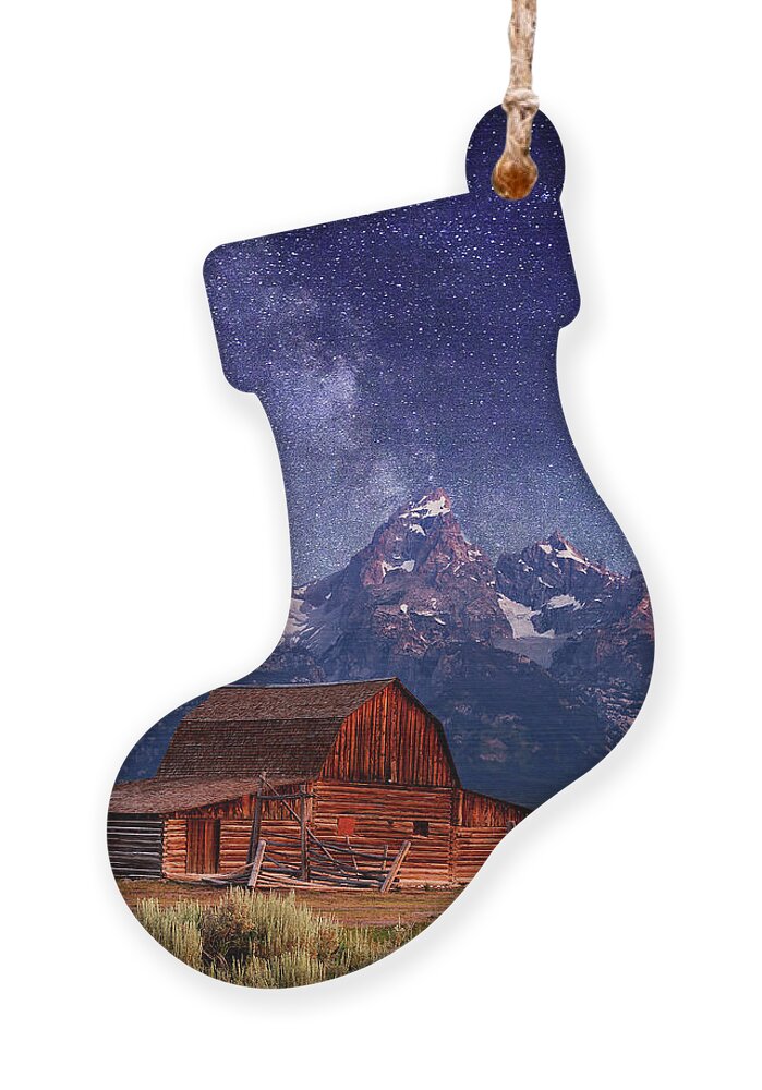 #faatoppicks Ornament featuring the photograph Teton Nights by Darren White