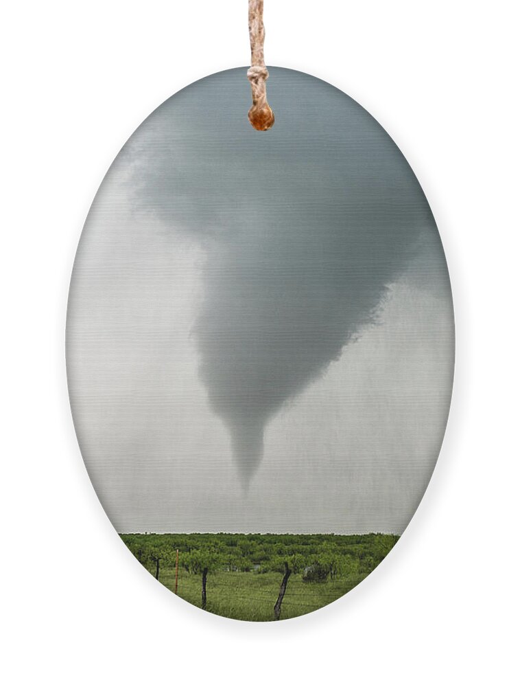 Tornado Ornament featuring the photograph Texas Tornado by Marcus Hustedde