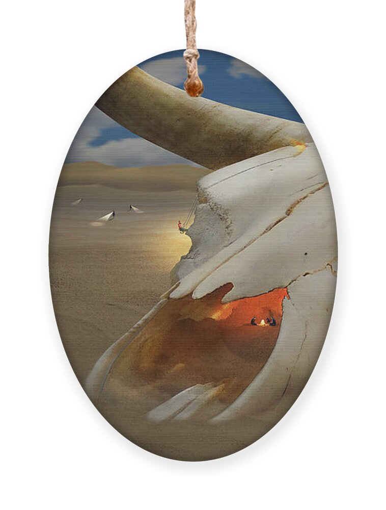 Surrealism Ornament featuring the photograph The Adventurers S E by Mike McGlothlen