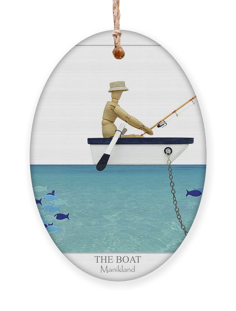 Alessandro Pezzo Ornament featuring the photograph The Boat by Alessandro Pezzo