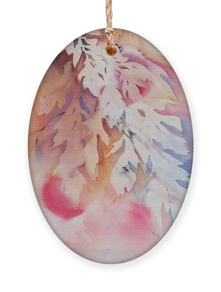 Abstract Floral Ornament featuring the painting The Colors of Wind by Amanda Amend