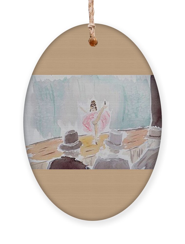  Ornament featuring the painting The Dance by John Macarthur
