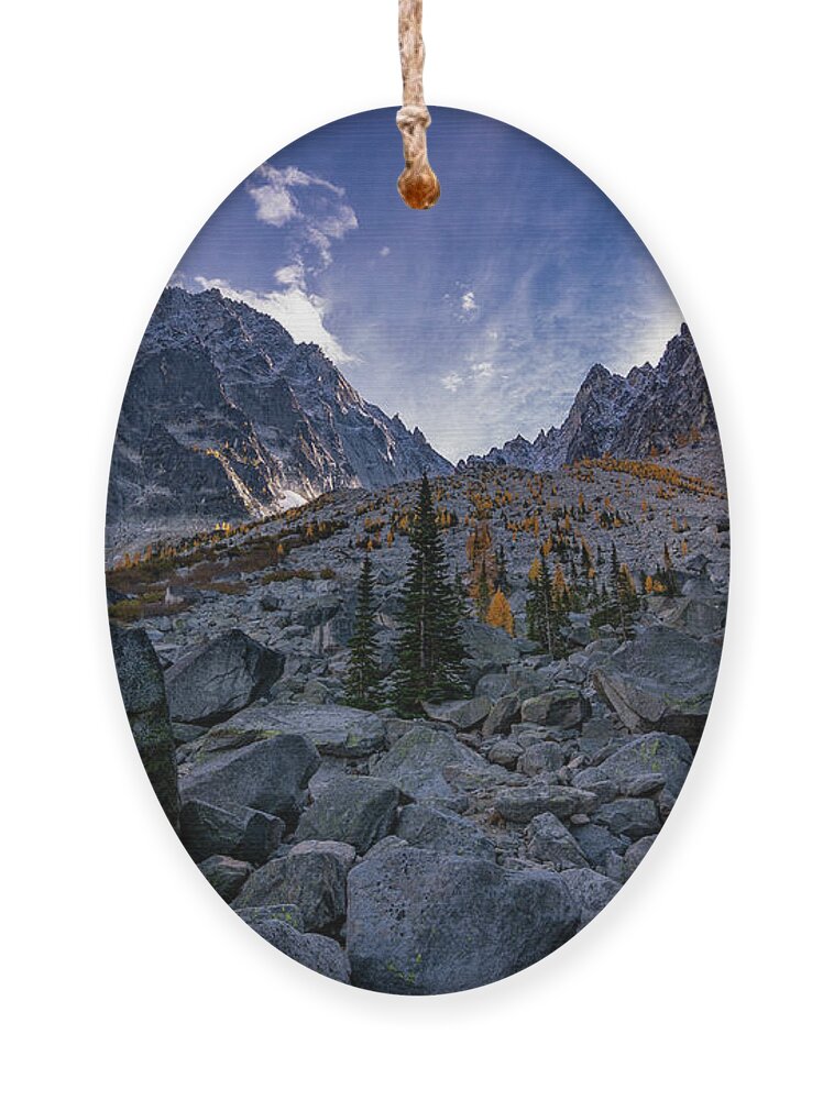 Enchantments Ornament featuring the photograph The Enchantments - Larches 3 by Pelo Blanco Photo