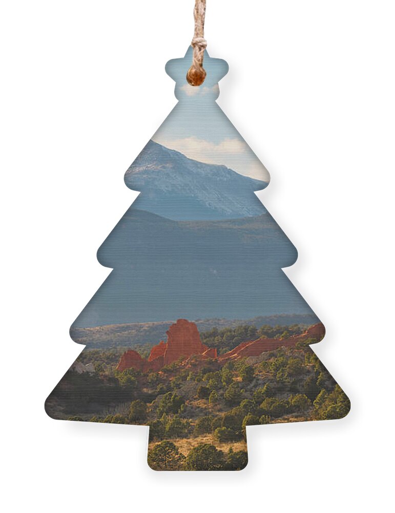 South Gateway Entrance Ornament featuring the photograph The Gateway to the Garden of the Gods by Abigail Diane Photography