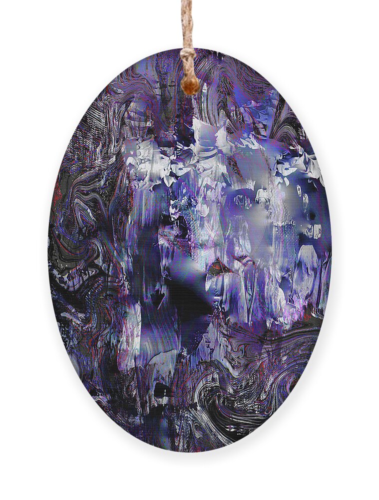 Fine-art Ornament featuring the painting The Gift 3/ Unmerited Favor by Catalina Walker