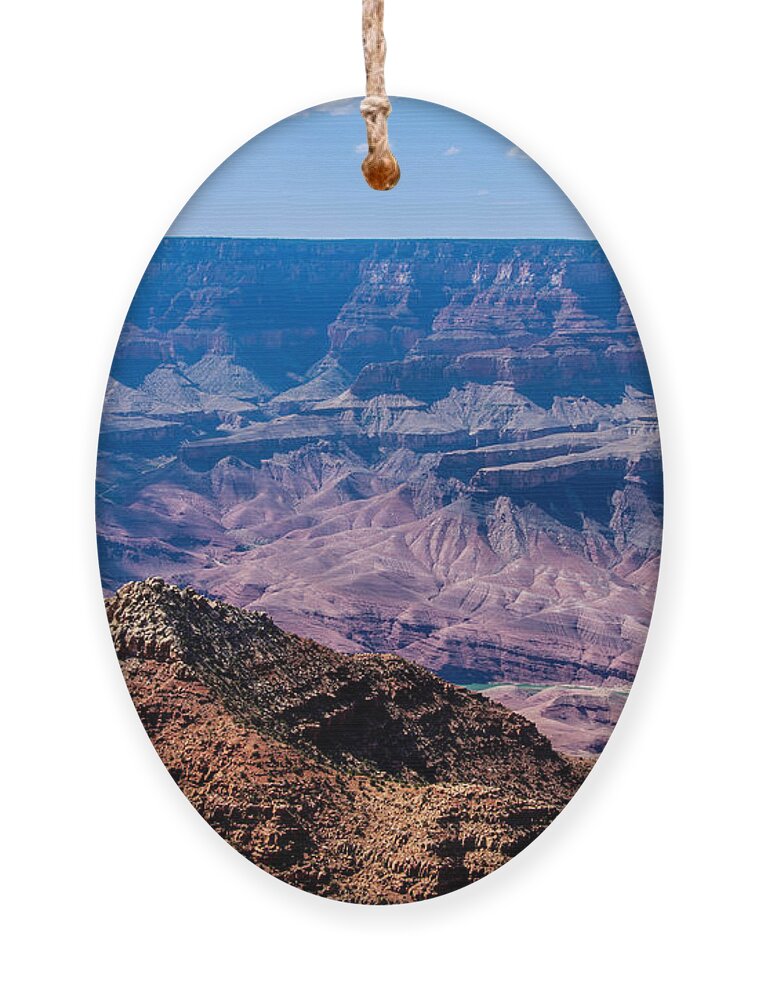 The Grand Canyon Arizona Ornament featuring the digital art The Grand Canyon Arizona by Tammy Keyes