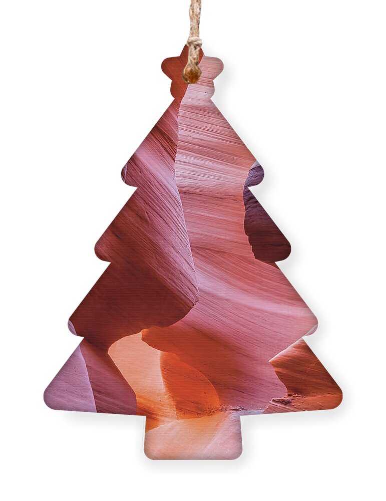 Antelope Canyon Ornament featuring the photograph The Kiss by Dan McGeorge