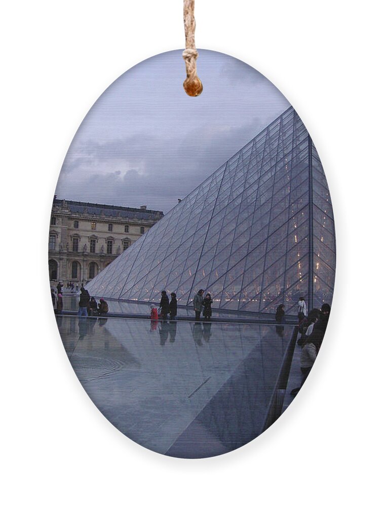 France Ornament featuring the photograph The Louvre by Roxy Rich