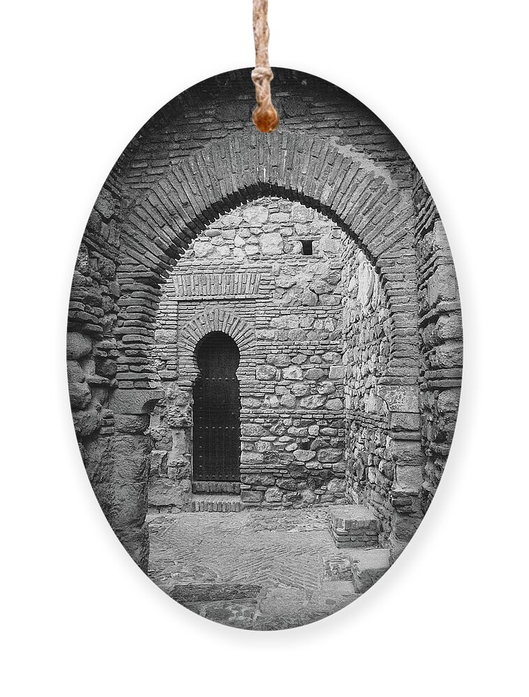 Door Ornament featuring the photograph The Mysterious Doorway by Naomi Maya