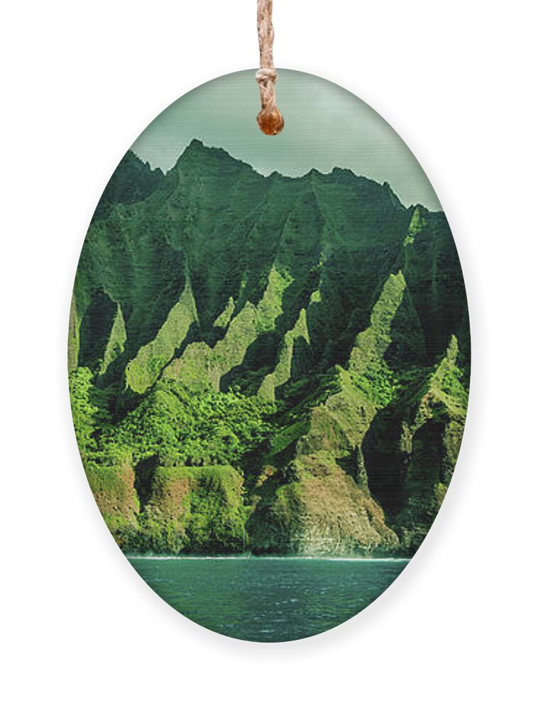 Kauai Ornament featuring the photograph The Na Pali Coast. #1 by Doug Davidson