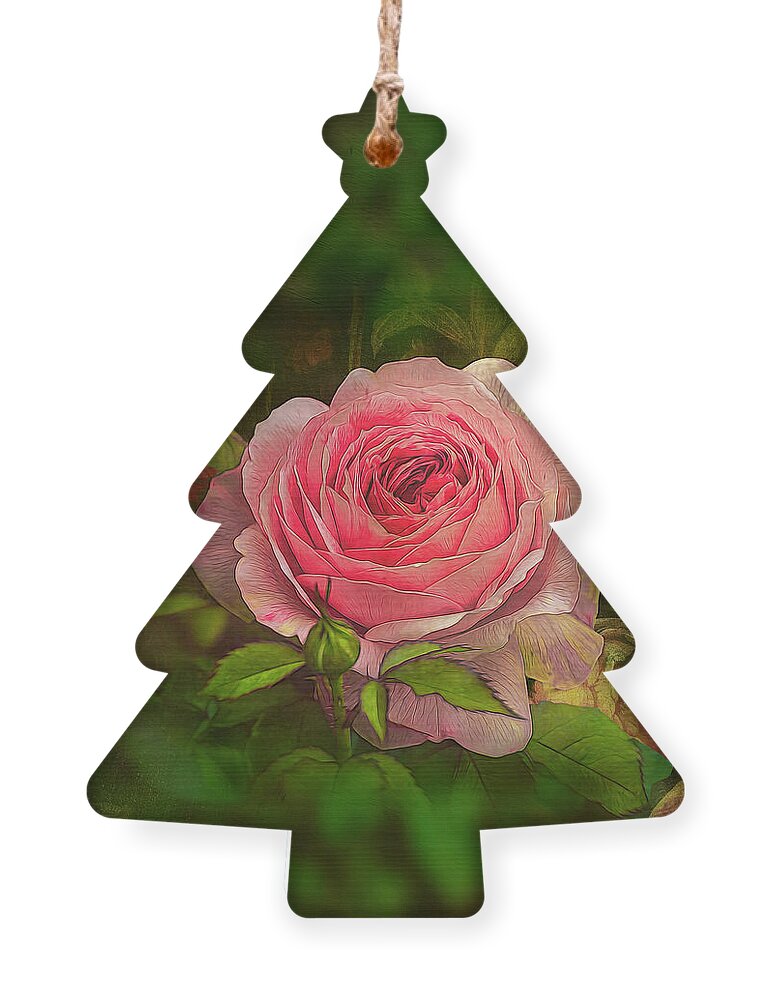 Rose Ornament featuring the photograph Vintage Rose II by Shelia Hunt