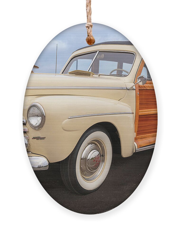 Beach Ornament featuring the photograph The Profile of a Woodie, 2 of 3 by David Levin