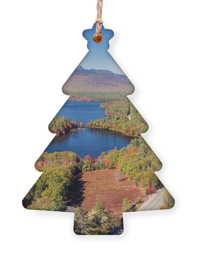 Chocorua Lake Ornament featuring the photograph The Road To The White Mountains Of NH - Route 16 by John Rowe