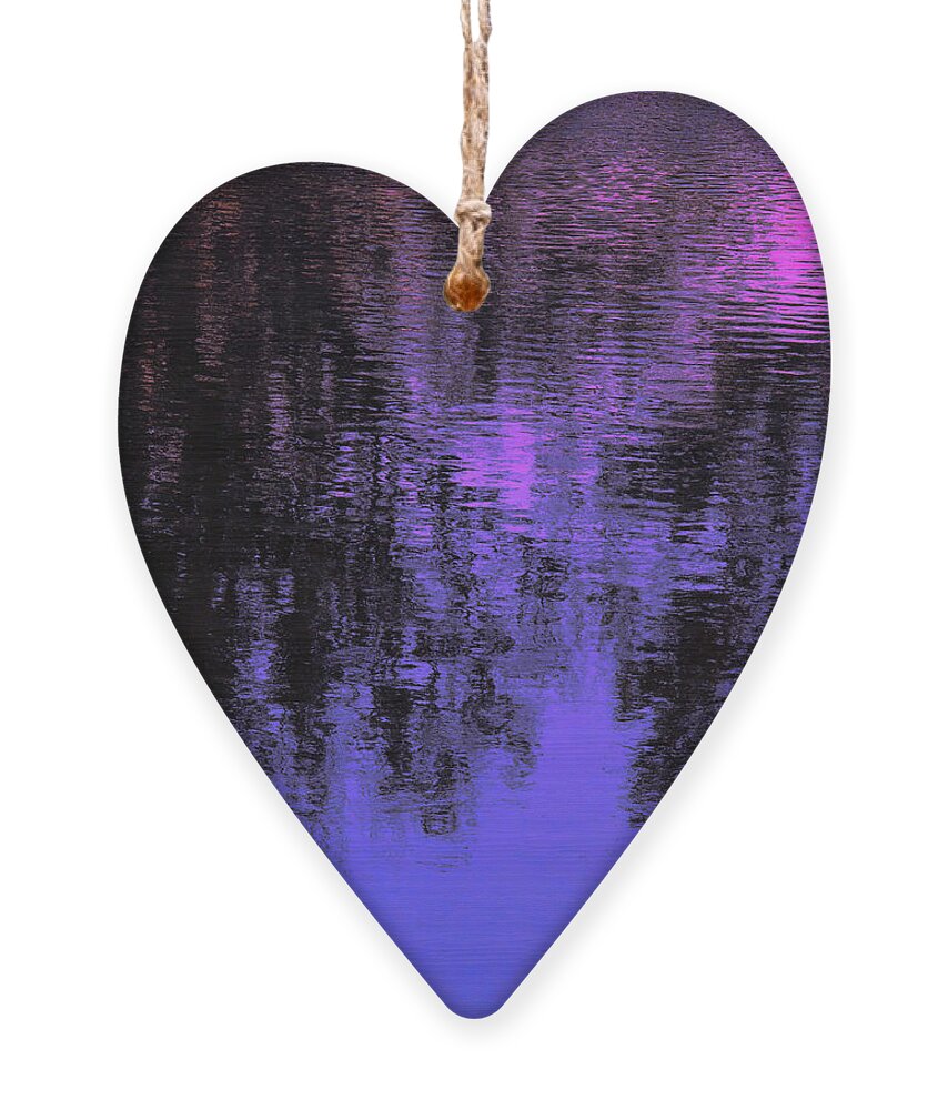 Sunrise Ornament featuring the photograph The Tone Of Silent Weeping by Cynthia Dickinson