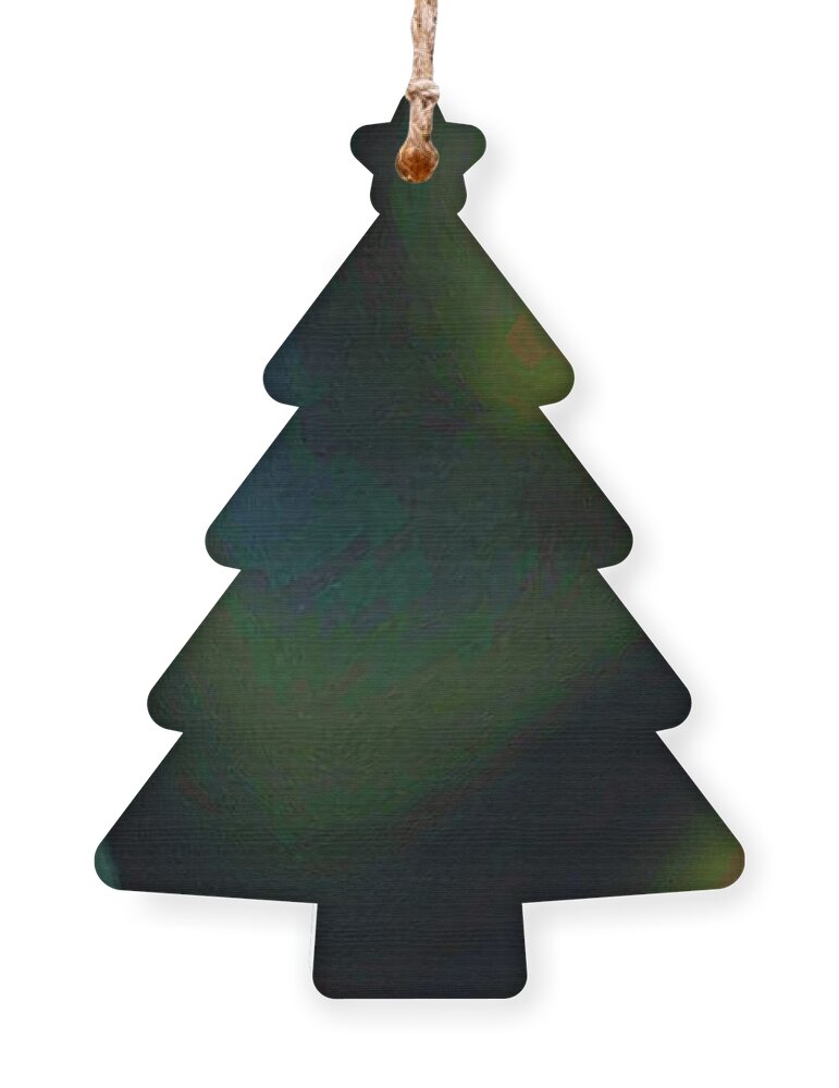 Translucent Ornament featuring the digital art The watcher by Glenn Hernandez