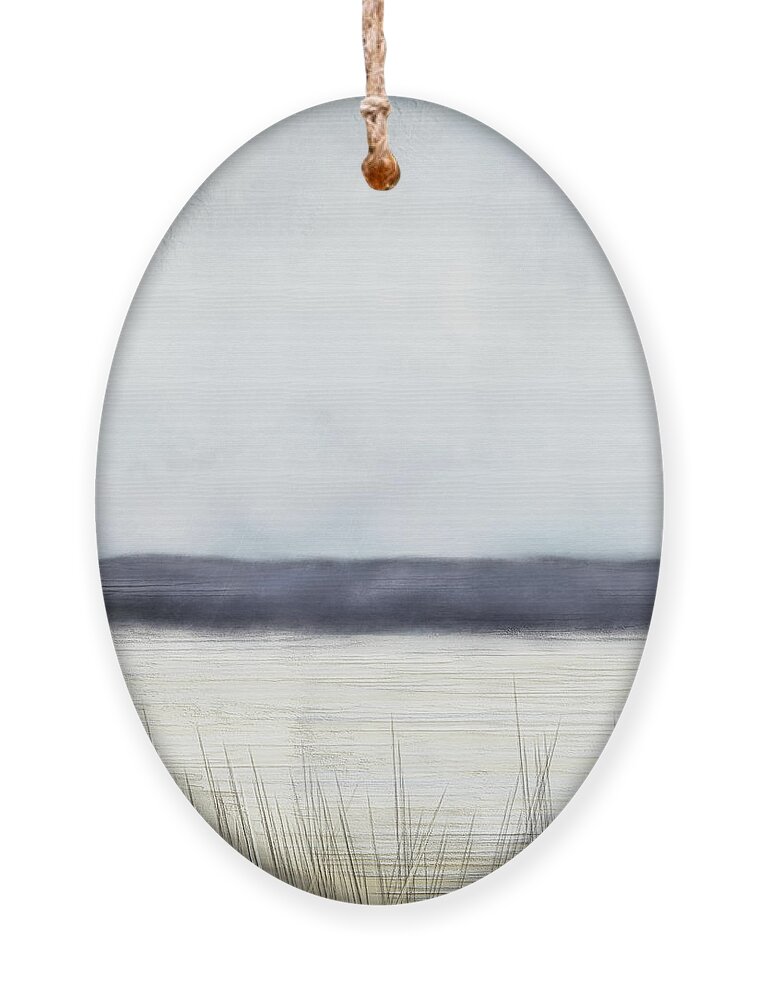 Clouds Ornament featuring the painting The Winter Sky by Sannel Larson
