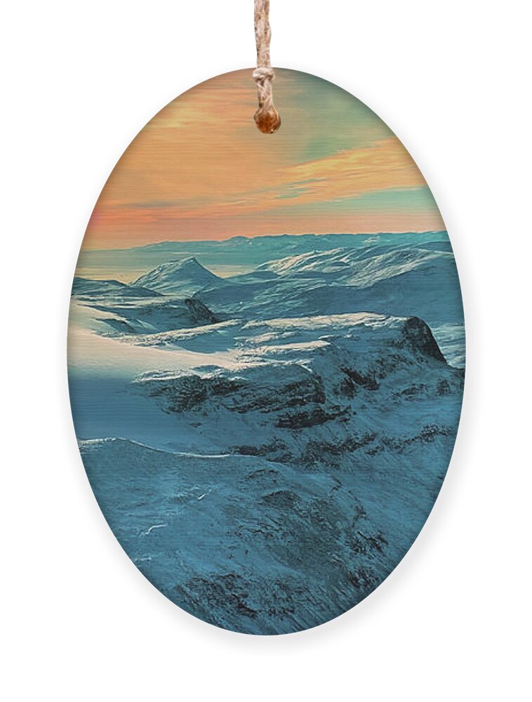  Ornament featuring the photograph Thousand Miles From Nowhere by G Lamar Yancy