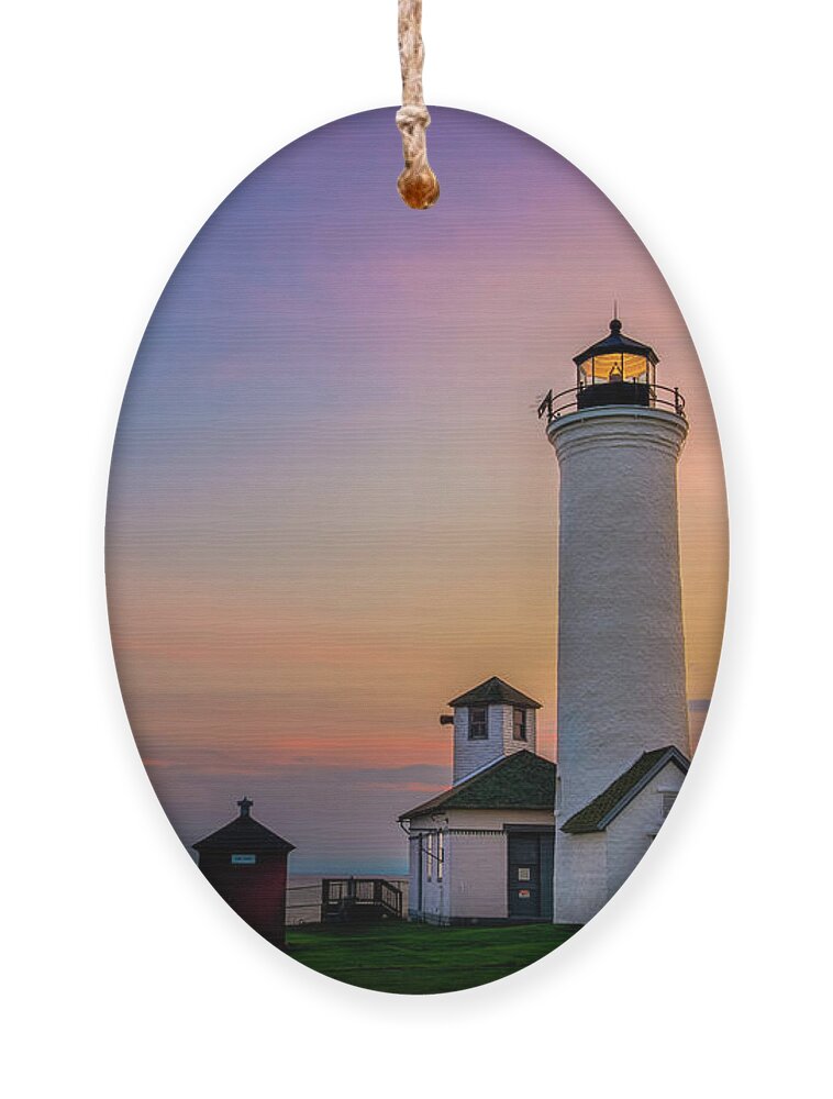 1000 Islands Ornament featuring the photograph Tibbets Point Light by Mark Papke