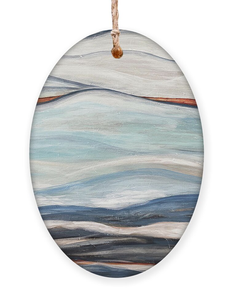 Water Ornament featuring the painting Tranquil by Pamela Schwartz