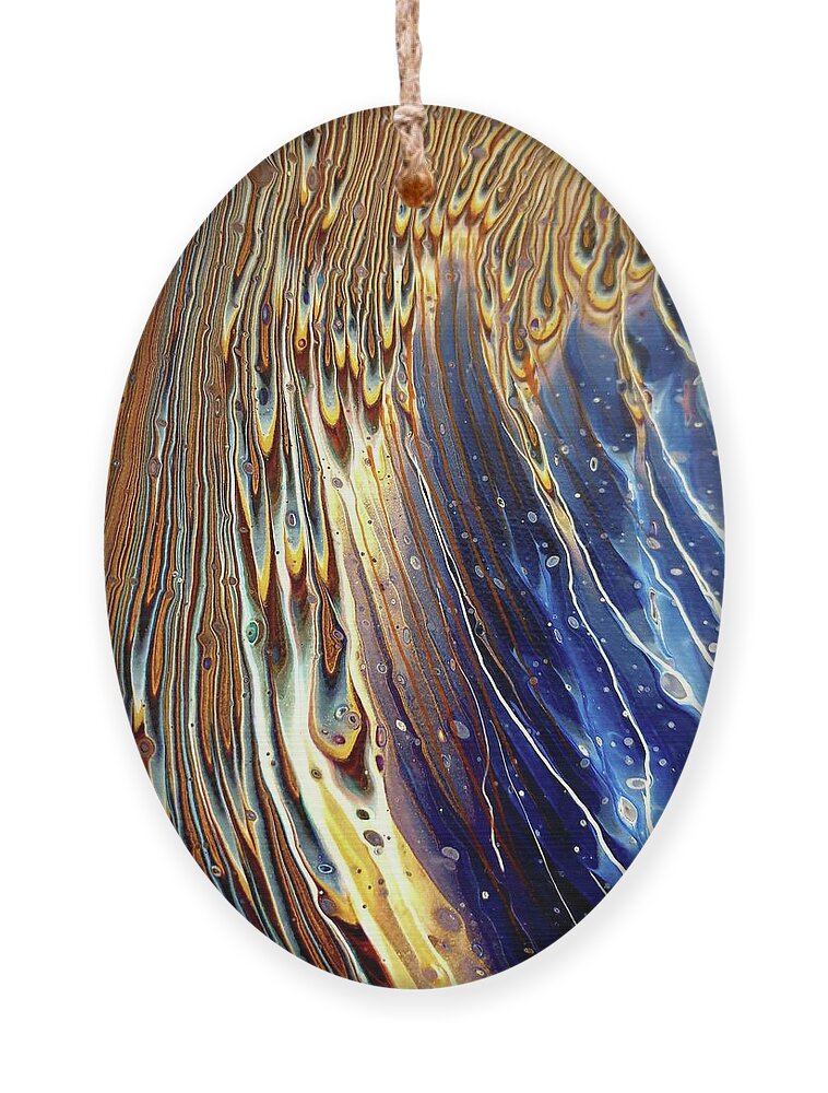 Abstract Ornament featuring the painting Travel Through Time3 by Themayart
