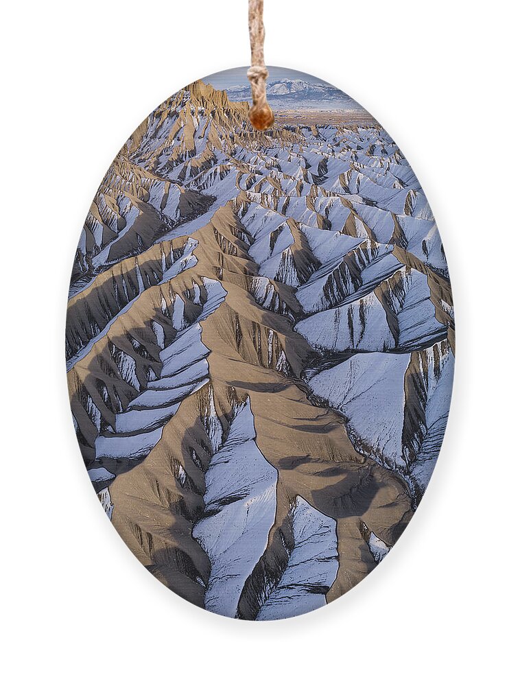 Utah Ornament featuring the photograph Desert Angles by Wesley Aston