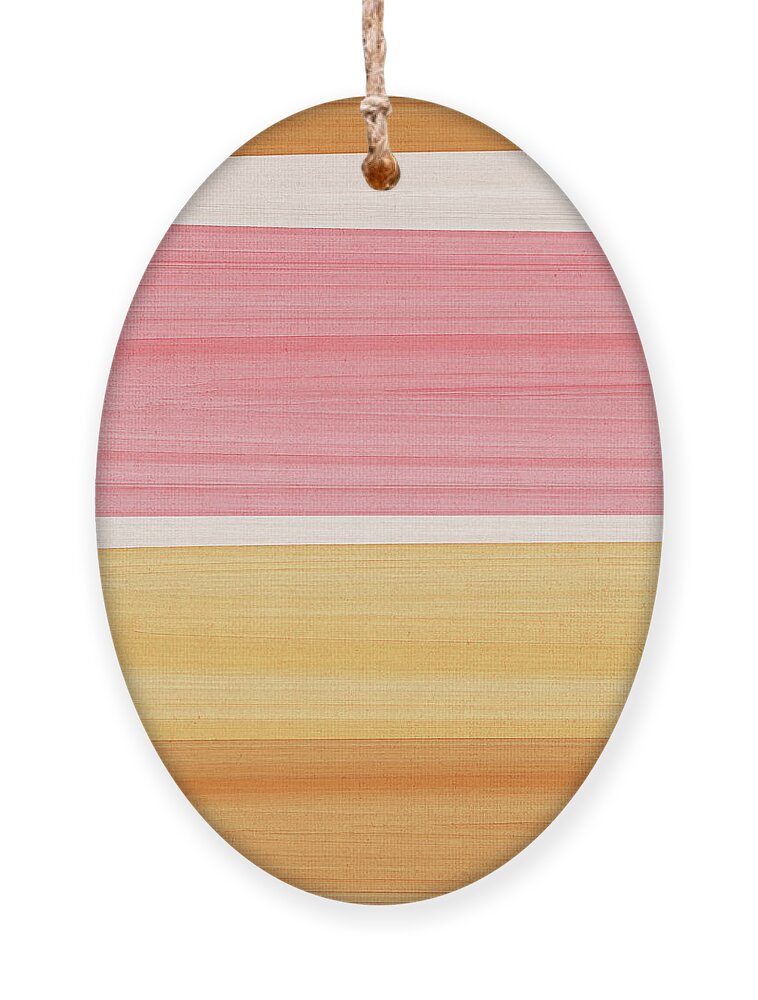 Abstract Ornament featuring the painting Tropical Beach by Sannel Larson
