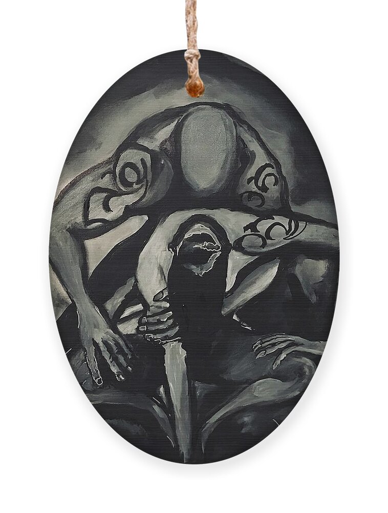  Ornament featuring the painting Unity by Angie ONeal