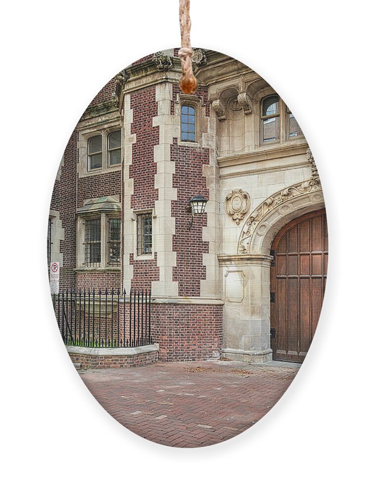 University Of Pennsylvania Ornament featuring the photograph University of Pennsylvania by Susan Candelario