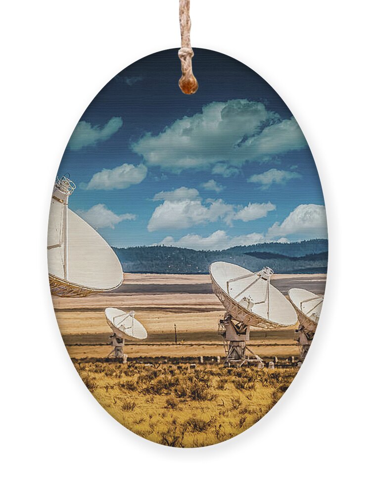 © 2013 Lou Novick Ornament featuring the photograph Vary Large Array by Lou Novick