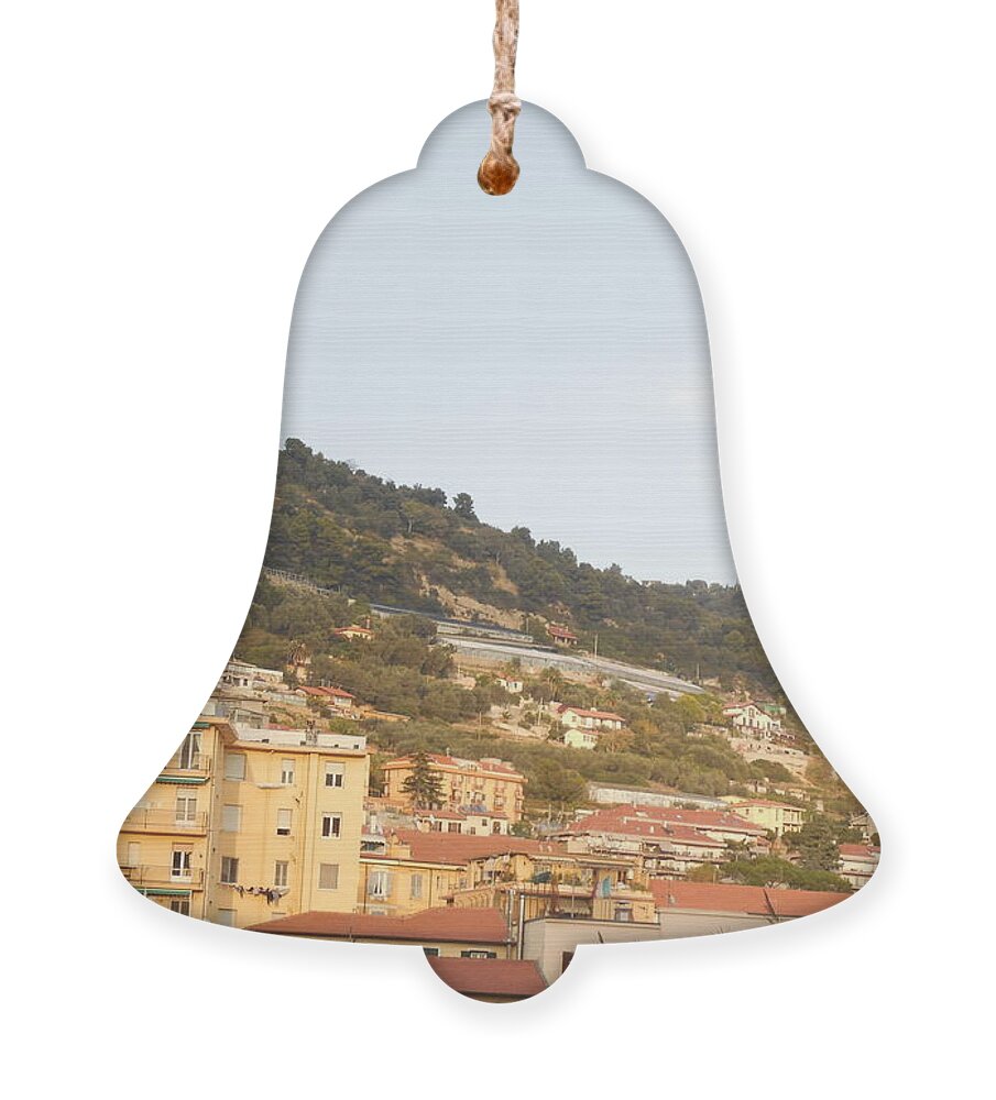 Ventimiglia Ornament featuring the photograph Ventimiglia Buildings by Aisha Isabelle
