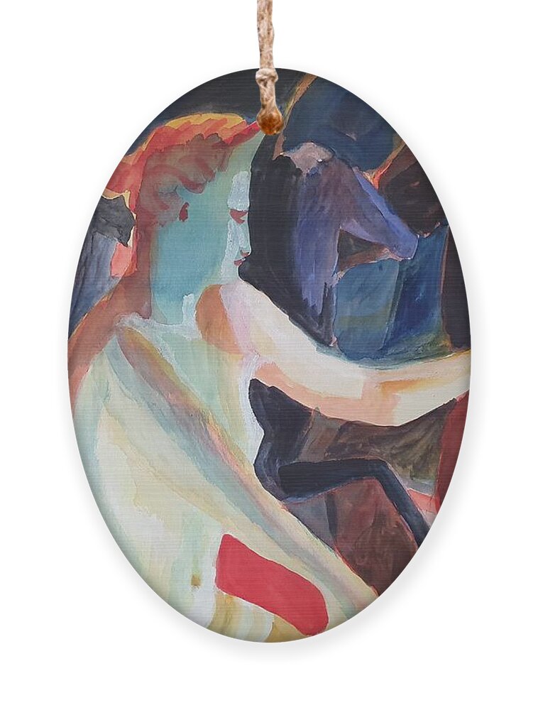 Masterpiece Paintings Ornament featuring the painting Venus in the Mirror by Enrico Garff