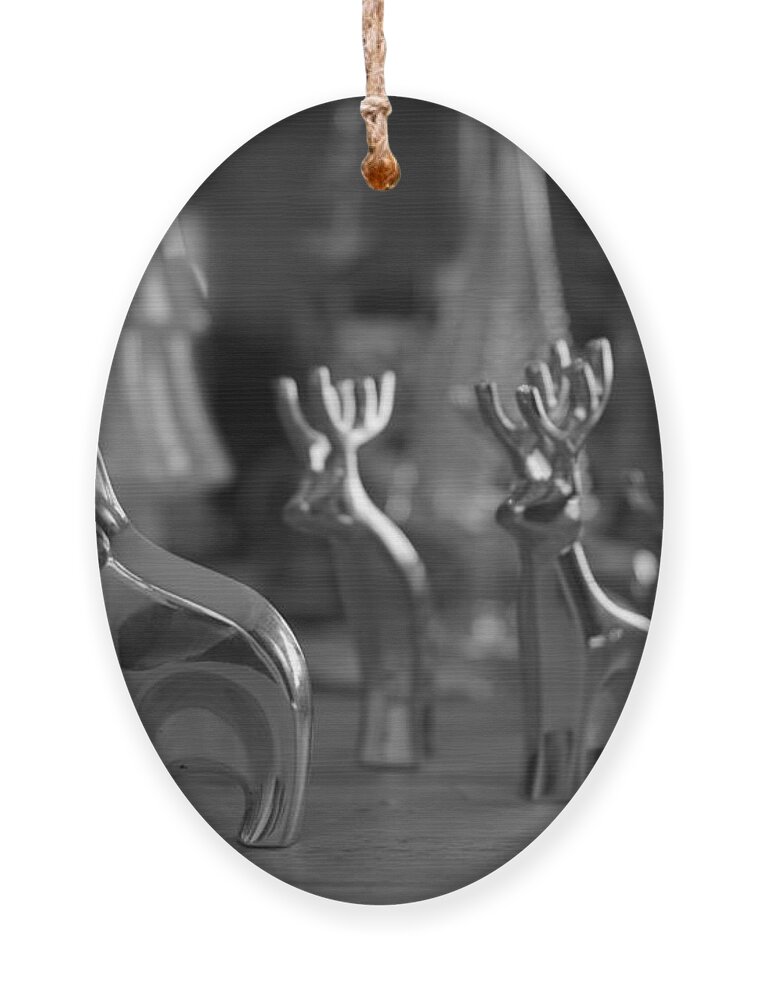 Richard Reeve Ornament featuring the photograph Waiting for Santa by Richard Reeve