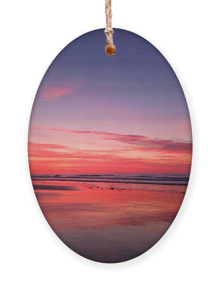 Sunrise Ornament featuring the photograph Waiting For Sunrise by Dani McEvoy